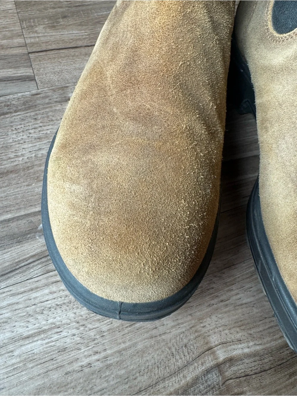 Blundstone classic tan suede Chelsea boots men 8.5